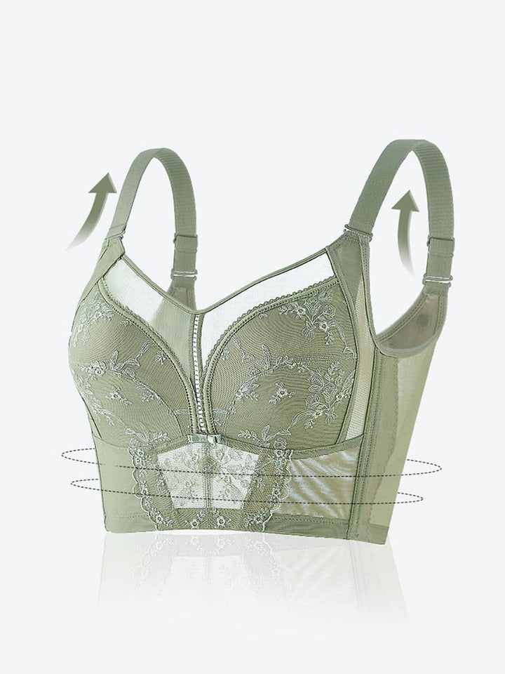 Pack of 3 Adjustable Side Bulge Control Longline Bra