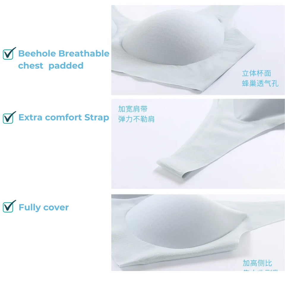 pack of 4 CoolFit Upgraded version ultra-thin Bra