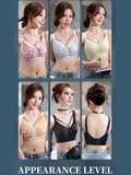 Pack Of 3 Summer Thin Wireless Bra with Minimizing Effect