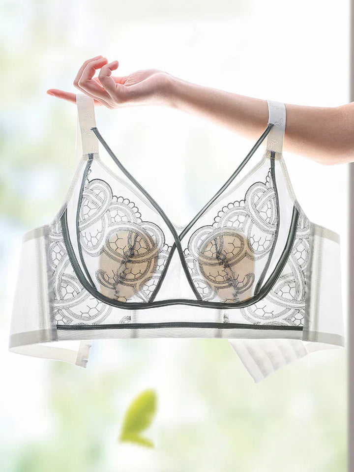 Pack Of 3 Summer Thin Wireless Bra with Minimizing Effect