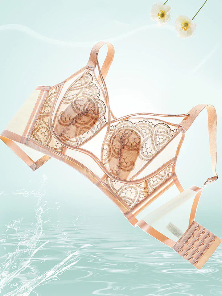 Pack Of 3 Summer Thin Wireless Bra with Minimizing Effect