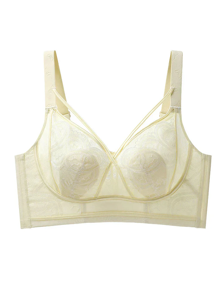 Pack Of 3 Summer Thin Wireless Bra with Minimizing Effect
