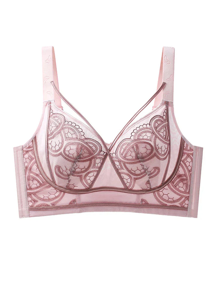 Pack Of 3 Summer Thin Wireless Bra with Minimizing Effect