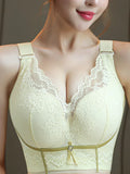 Pack of 3 V-Neck Lace Wireless Side Support Bra