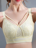 Pack Of 3 Summer Thin Wireless Bra with Minimizing Effect