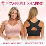 PACK OF 3: Bustella  Button-Up Comfy Shaping Posture Corrector Bra.