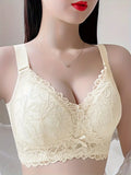 Women's Wireless Full Coverage Lace Bra