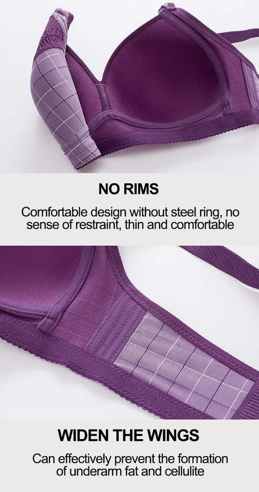 PACK OF 3 beautiful back comfort type no steel ring bra