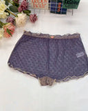 PACK OF 6: Multipack Women's Heart Lace Flower Decoration High Elastic Underwear