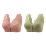 PACK OF 3  Front button Buckle Sleep Bras