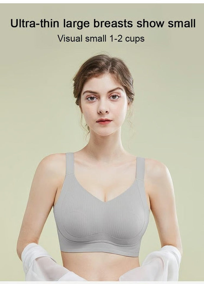 3 Pcs Wire-Free Non-Marking Skin-Friendly Push-Up Bra