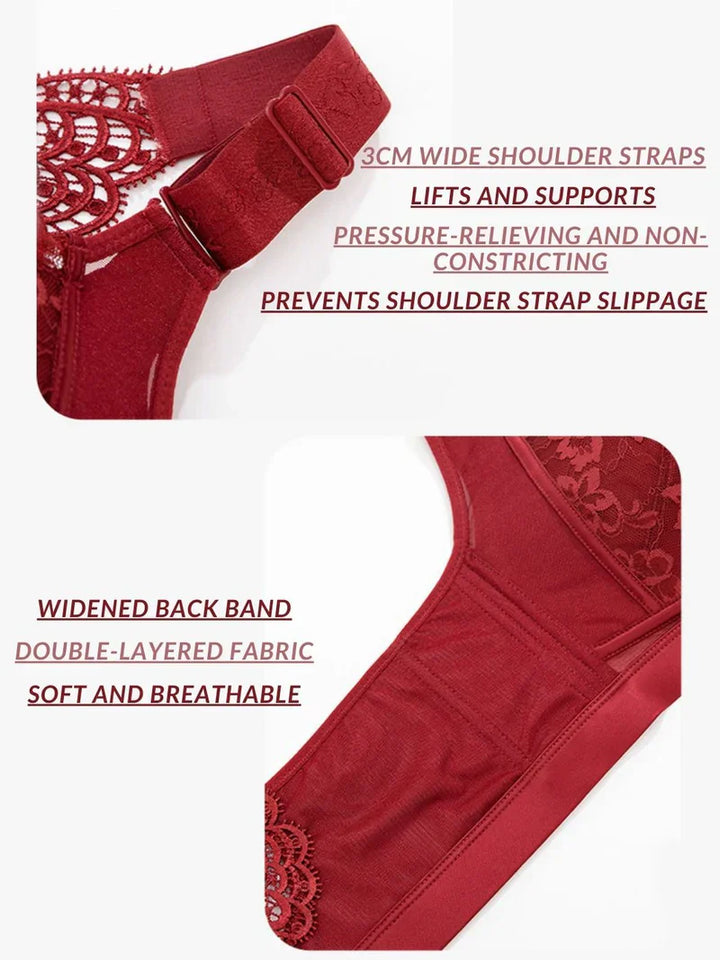 Pack of 3 Seamless Lace Minimizer Bra