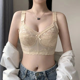 Pack of 3 Women's Big Size Full Coverage Floral Embrodiery Ultra-thin Bra