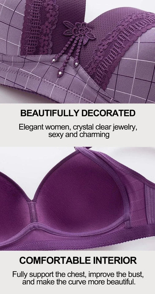 PACK OF 3 beautiful back comfort type no steel ring bra