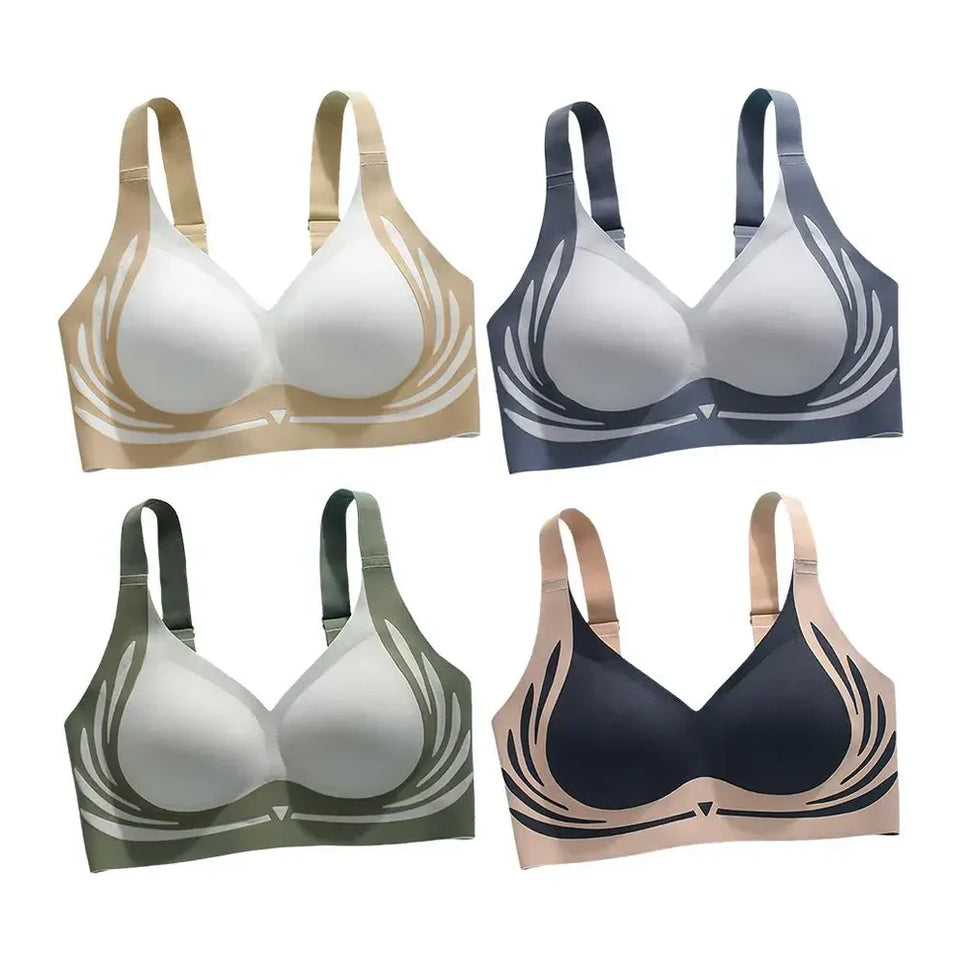 PACK OF 3 Powerful Push-Up Seamless Bra