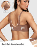 Pack of 3 Seamless Deep V Push-Up Wireless Bra
