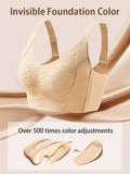 PACK OF 3:  VEIMIA Lifting Minimizer Bra For Big Breasts Anti-sagging, Ultra-thin Cups With Invisible Foundation Color Design