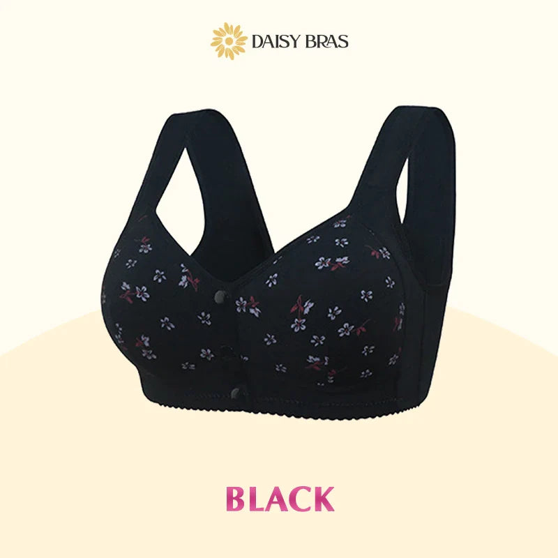 Daisy Comfort Bra – Pack of 3 (Front Button Edition)