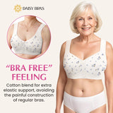 Daisy Comfort Bra – Pack of 3 (Front Button Edition)