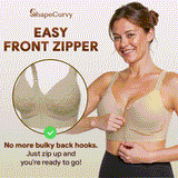 Pack of 3 ShapeCurvy Zip-Front Shaper Bra