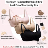 Leakproof Nursing Bra (3-Pack)