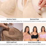 Leakproof Nursing Bra (3-Pack)