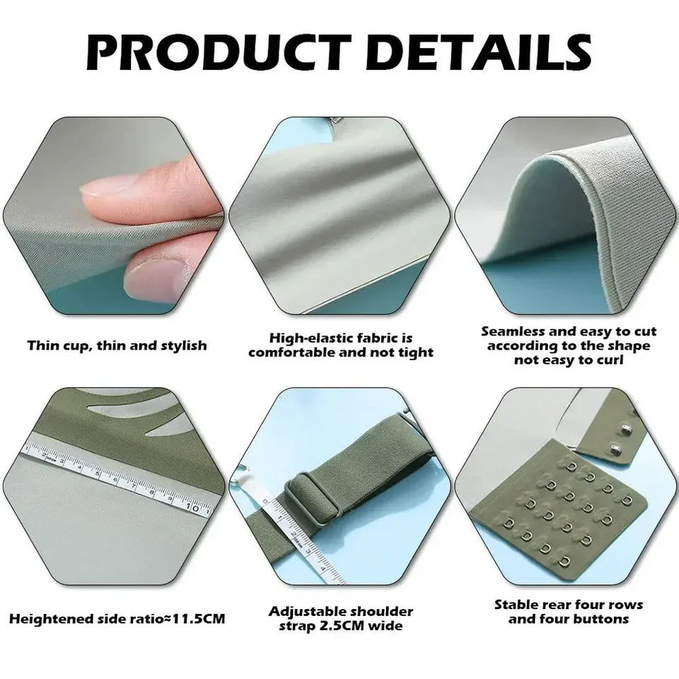 PACK OF 3 Powerful Push-Up Seamless Bra