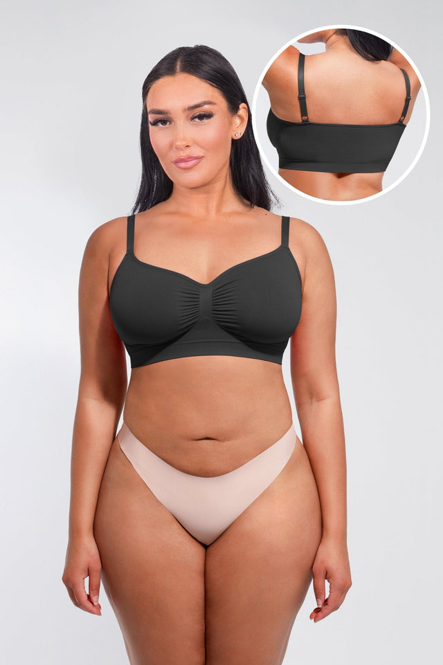 PACK OF 3: Ashley - Seamless Shaping Bra with Adjustable Shoulder Straps