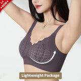 PACK OF 2 & 3 : Upgraded Pilates Lace Bra - Anti-Sagging & Adjustable