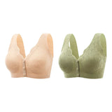 PACK OF 3  Front button Buckle Sleep Bras