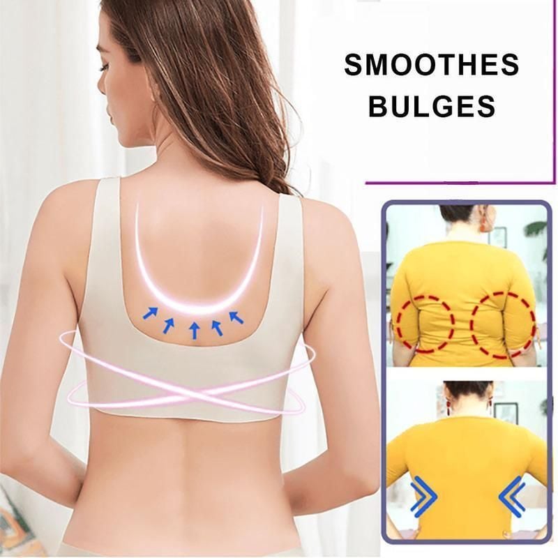 Pack of 3: ROSY LIFT BRA –Plus Size Comfort Extra Elastic Wireless Support Lace Bra