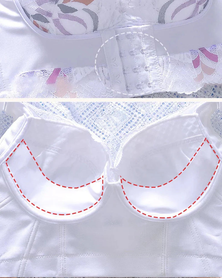 pack of 3 Women Side Support Longline Corset Wire-free Push Up Bra