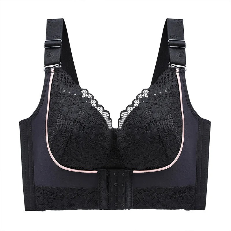3 Front button back button flab bra