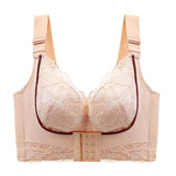 3 Front button back button flab bra