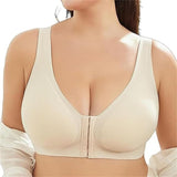 Pack of 3 Seamless Front Buckle Cross Back Shaping Bra