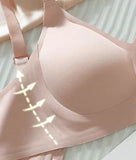 Pack of 3 Seamless Deep V Push-Up Wireless Bra