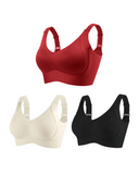 Pack of 3 Women's Adjustable Wireless Bra