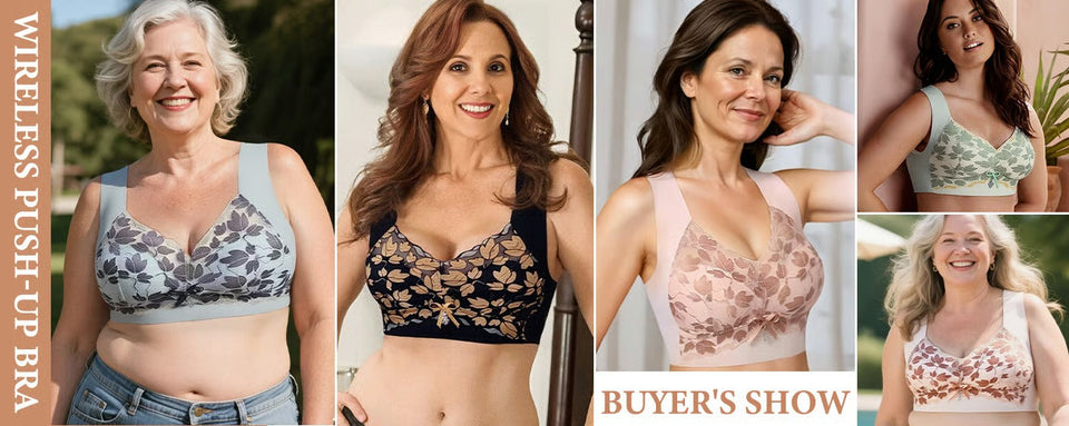 SUMMER BRA - Pack of 3 of Versatile Comfy Lift & Flex Wireless bras
