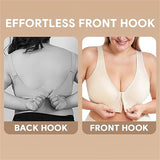 Pack of 3 Seamless Front Buckle Cross Back Shaping Bra