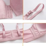 PACK OF 3 High Quality Women Front Closure Wireless Lingerie Push Up Bra