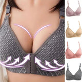PACK OF 3 High Quality Women Front Closure Wireless Lingerie Push Up Bra