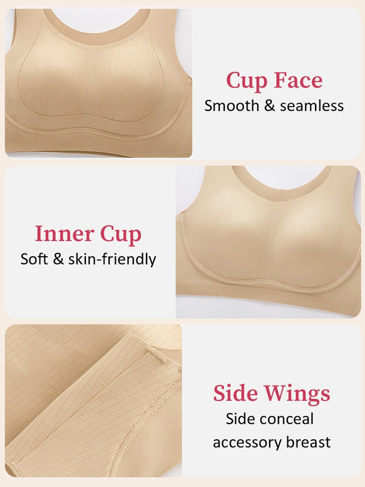 PACK OF 3: VEIMIA Wireless Cami Bras – No Buckles