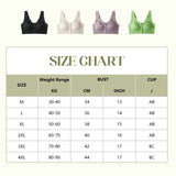 PACK OF 3 Comfort Front-Clasp & Wire-Free Seamless Bra